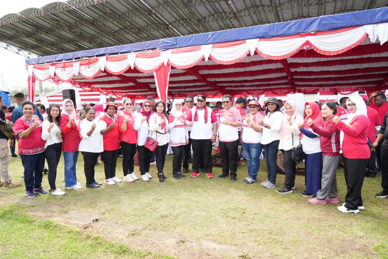 Kegiatan pencanangan bulan kemerdekaan. FOTO: Oikonews/Felicia